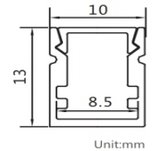Neptune Lights 2 MTR Anodized Aluminium Profiles