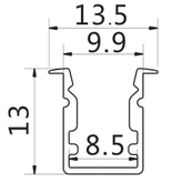 Neptune Lights 2 MTR Anodized Aluminium Profiles