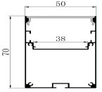 Neptune Lights 2.4 MTR Anodized Aluminium Profiles