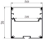 Neptune Lights 1.2 MTR Black Aluminium Profiles