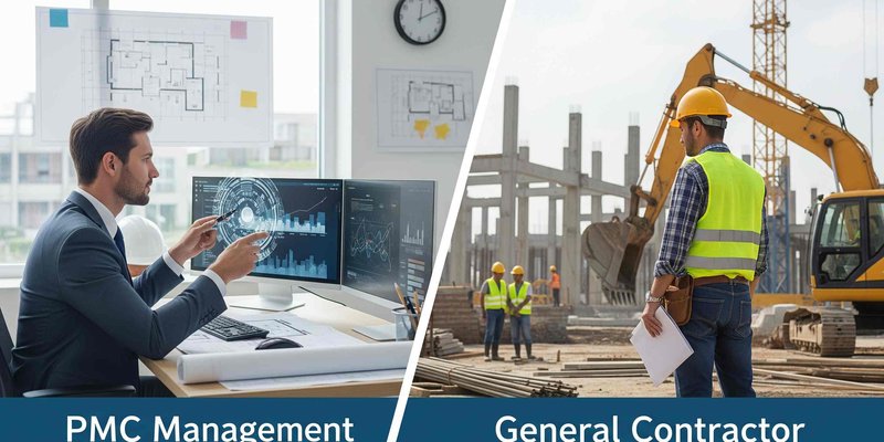 Cover image of PMC vs General Contractor: Key Differences